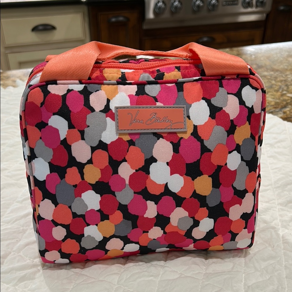 Vera Bradley pixi confetti lunch bag.